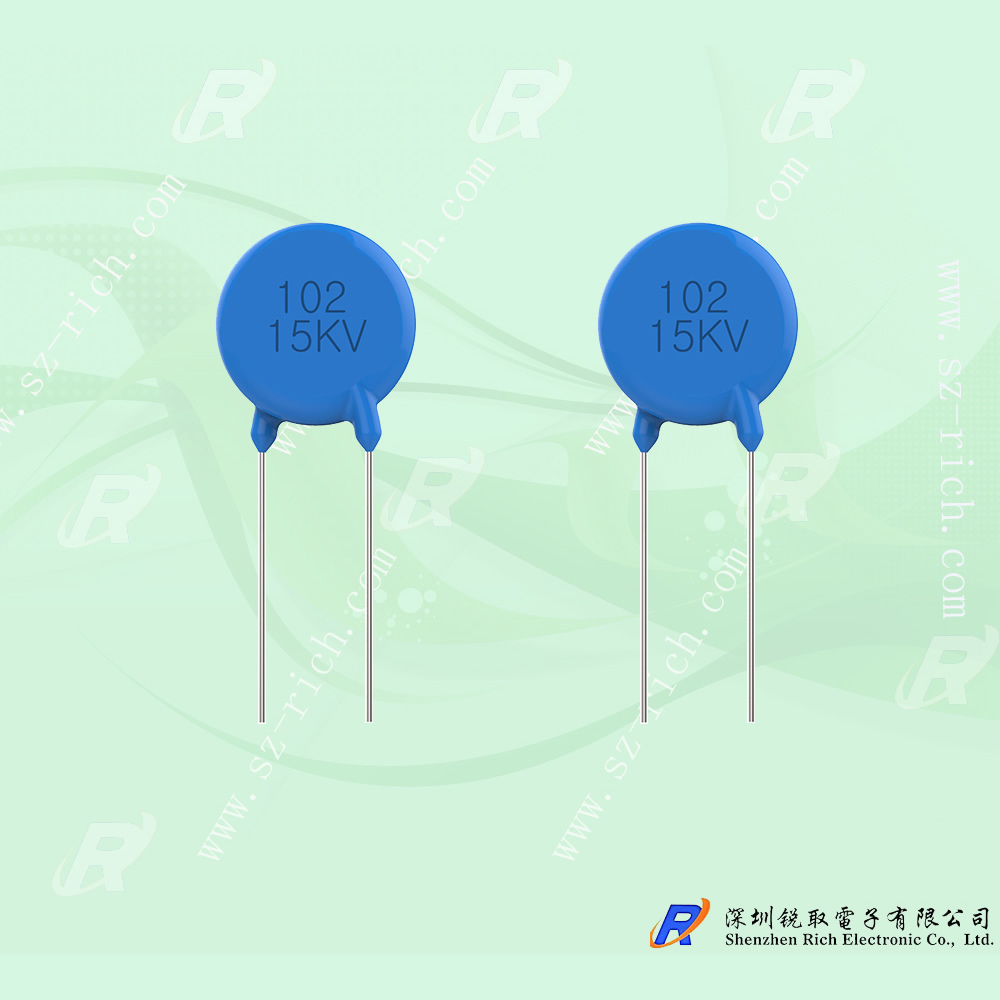 Ultra high voltage porcelain chip capacitor